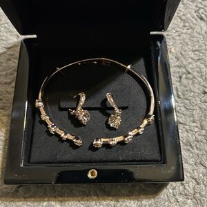 Givenchy Silver Bracelet and Earring Set